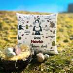 Bild von   kissen ohne ist ostern djpg | Individuelle 🎁 persönliche 🎁 personalisierte Geschenke bedruckt ▪ bestickt ▪ graviert