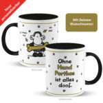 Bild von   tasse ohne hund ist allejpg | Individuelle 🎁 persönliche 🎁 personalisierte Geschenke bedruckt ▪ bestickt ▪ graviert