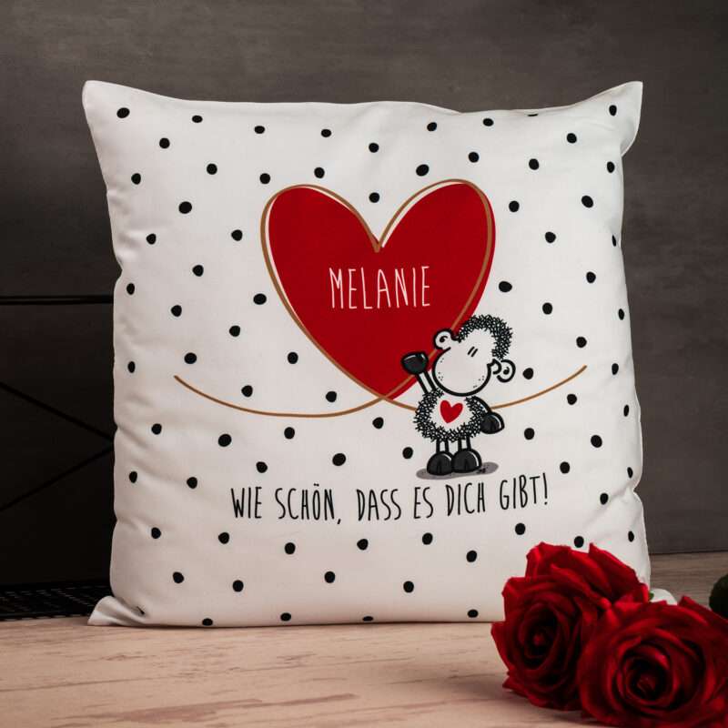 Bild von   kissen wie schoen dass es djpg | Individuelle 🎁 persönliche 🎁 personalisierte Geschenke bedruckt ▪ bestickt ▪ graviert