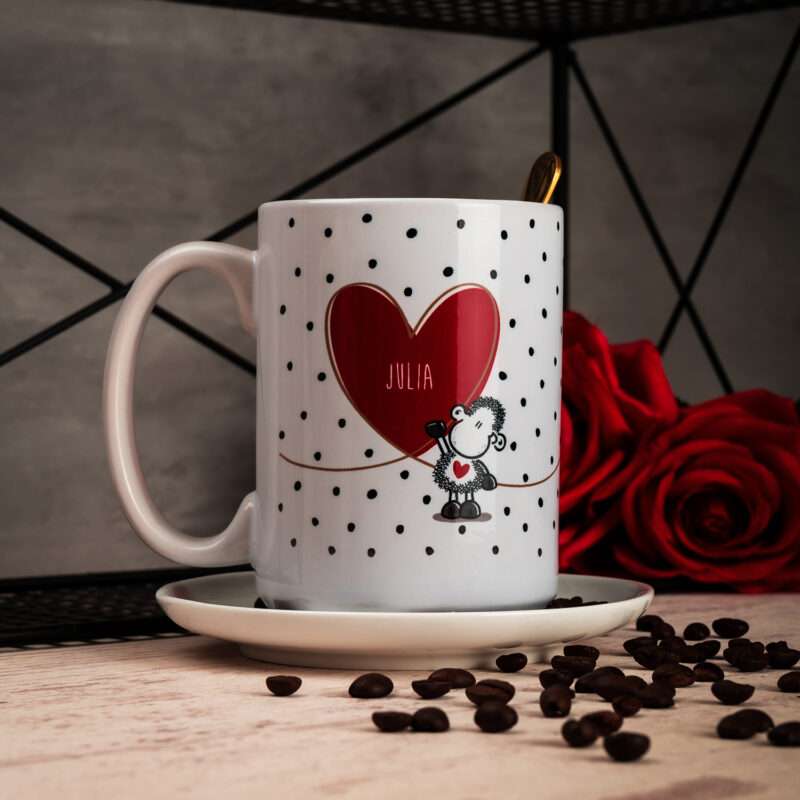 Bild von   xl tasse wie schoen dass esjpg | Individuelle 🎁 persönliche 🎁 personalisierte Geschenke bedruckt ▪ bestickt ▪ graviert