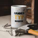 Bild von   xl tasse hammer typ mijpg | Individuelle 🎁 persönliche 🎁 personalisierte Geschenke bedruckt ▪ bestickt ▪ graviert