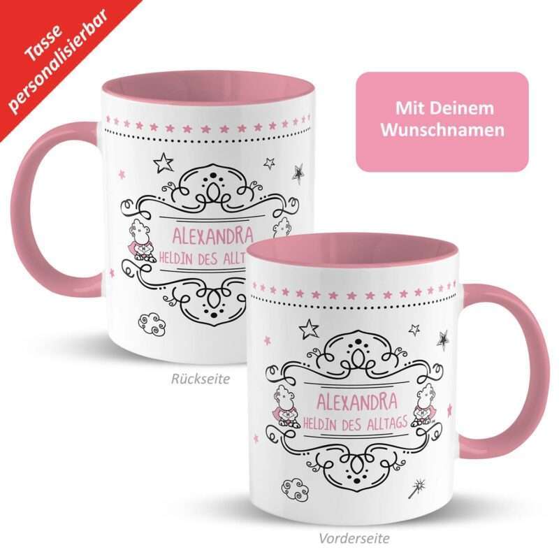 Bild von   tasse heldin des alltagsjpg | Individuelle 🎁 persönliche 🎁 personalisierte Geschenke bedruckt ▪ bestickt ▪ graviert