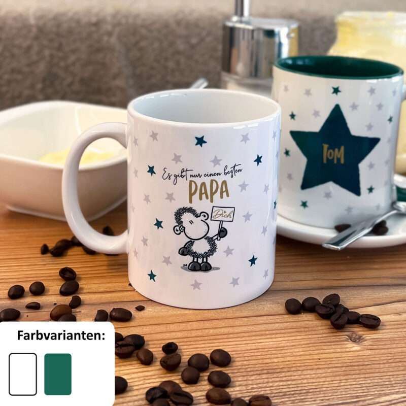 Bild von   tasse es gibt nur einen bestjpg | Individuelle 🎁 persönliche 🎁 personalisierte Geschenke bedruckt ▪ bestickt ▪ graviert
