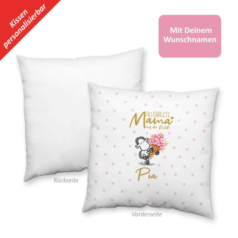 Bild von   kissen allerbeste mama auf djpg | Individuelle 🎁 persönliche 🎁 personalisierte Geschenke bedruckt ▪ bestickt ▪ graviert