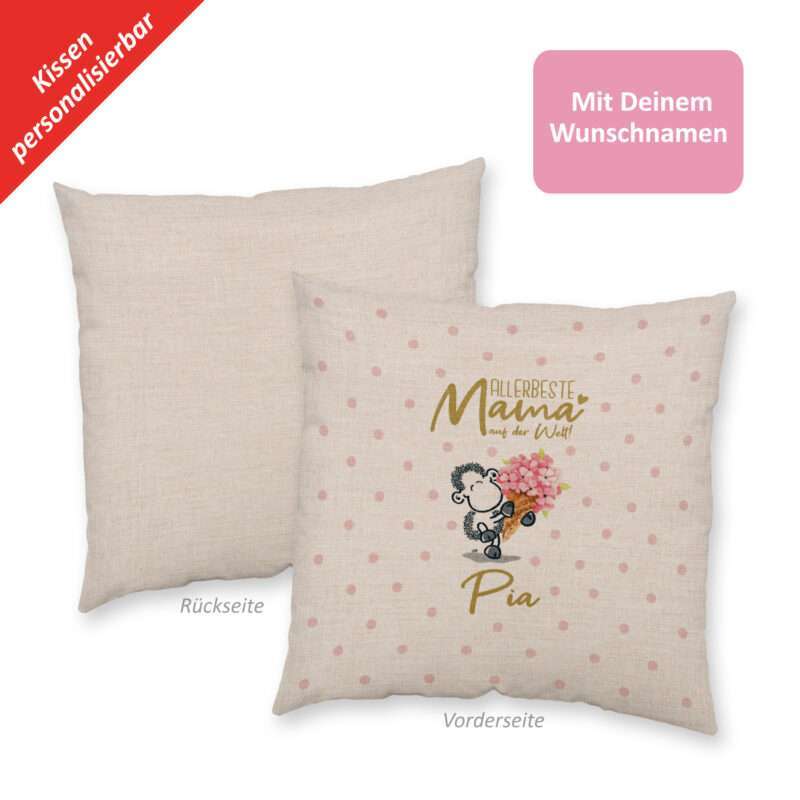 Bild von   kissen allerbeste mama auf djpg | Individuelle 🎁 persönliche 🎁 personalisierte Geschenke bedruckt ▪ bestickt ▪ graviert