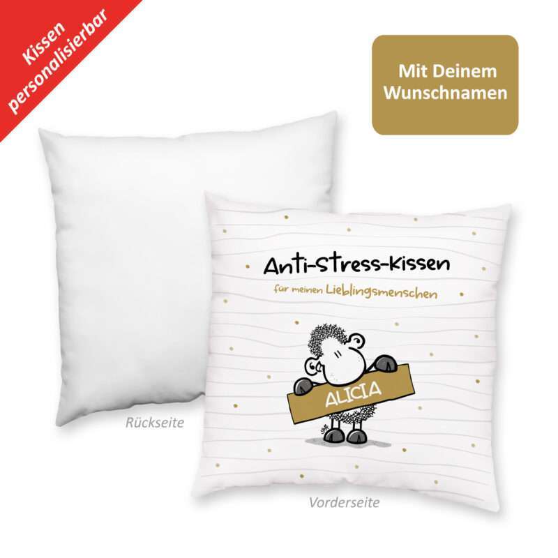 Bild von   anti stress kissen motiv fuejpg | Individuelle 🎁 persönliche 🎁 personalisierte Geschenke bedruckt ▪ bestickt ▪ graviert