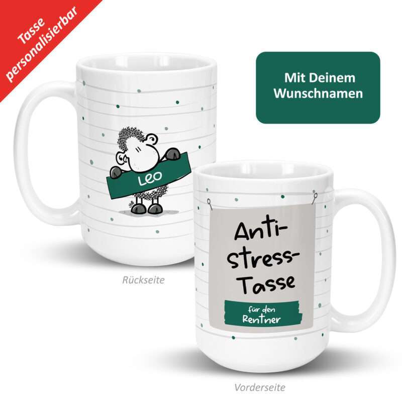 Bild von   xl anti stress tasse fuer dejpg | Individuelle 🎁 persönliche 🎁 personalisierte Geschenke bedruckt ▪ bestickt ▪ graviert