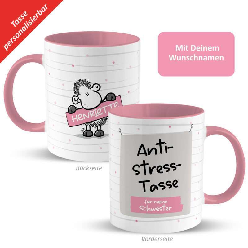Bild von   anti stress tasse fuer die sjpg | Individuelle 🎁 persönliche 🎁 personalisierte Geschenke bedruckt ▪ bestickt ▪ graviert
