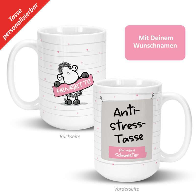 Bild von   xl anti stress tasse fuer dijpg | Individuelle 🎁 persönliche 🎁 personalisierte Geschenke bedruckt ▪ bestickt ▪ graviert