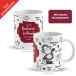 Bild von   tasse ohne rentnerin istjpg | Individuelle 🎁 persönliche 🎁 personalisierte Geschenke bedruckt ▪ bestickt ▪ graviert