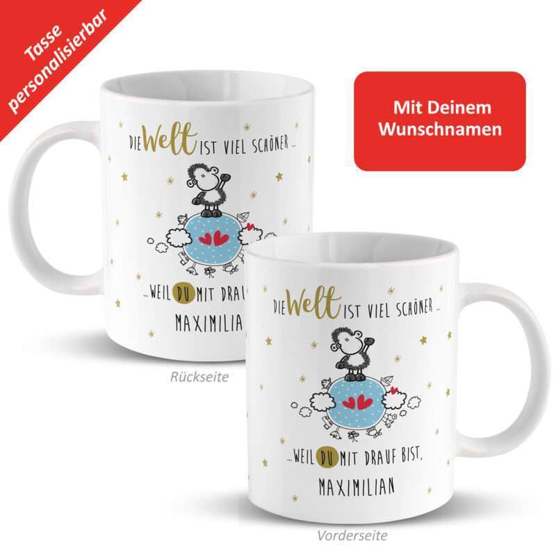 Bild von   personalisierbare tasse diejpg | Individuelle 🎁 persönliche 🎁 personalisierte Geschenke bedruckt ▪ bestickt ▪ graviert