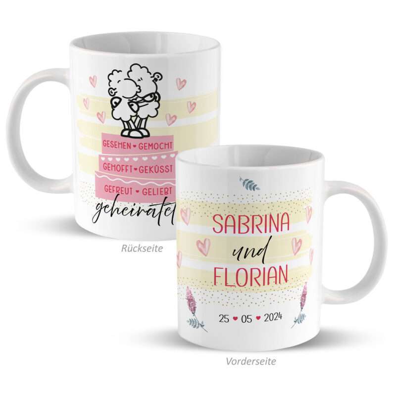 Bild von   personalisierbare tasse gesejpg | Individuelle 🎁 persönliche 🎁 personalisierte Geschenke bedruckt ▪ bestickt ▪ graviert