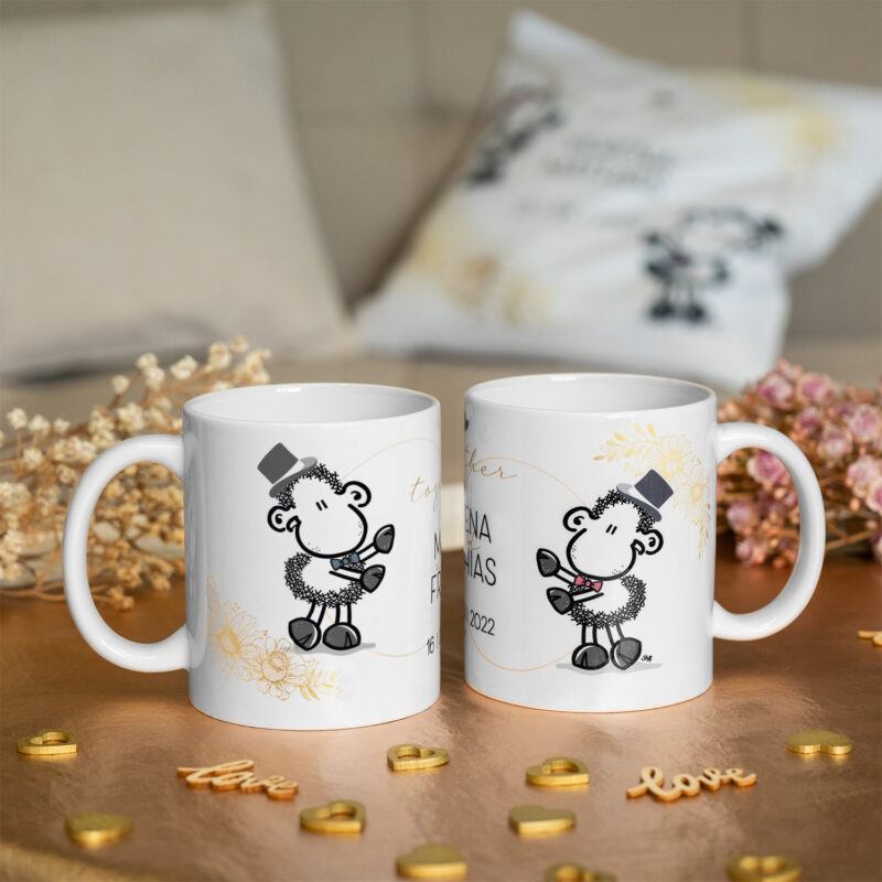 Bild von   tasse hochzeit atogether ajpg | Individuelle 🎁 persönliche 🎁 personalisierte Geschenke bedruckt ▪ bestickt ▪ graviert