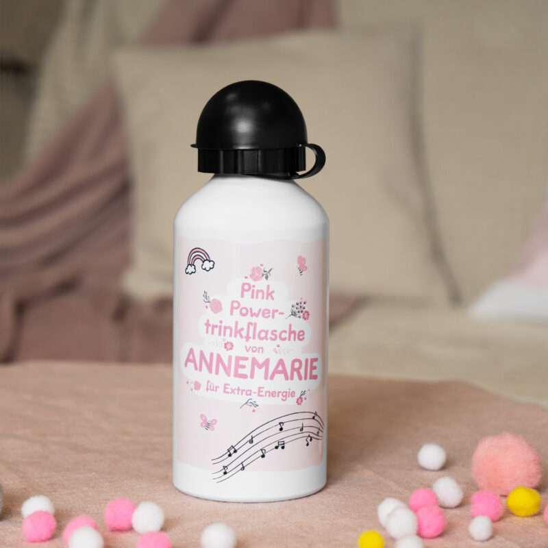 Bild von   alu trinkflasche fuer maedchenjpg | Individuelle 🎁 persönliche 🎁 personalisierte Geschenke bedruckt ▪ bestickt ▪ graviert