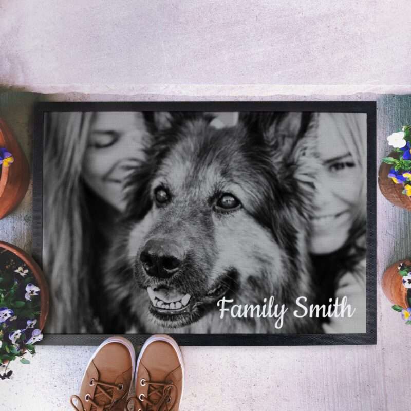 Bild von   fussmatte personalisiert jpg | Individuelle 🎁 persönliche 🎁 personalisierte Geschenke bedruckt ▪ bestickt ▪ graviert
