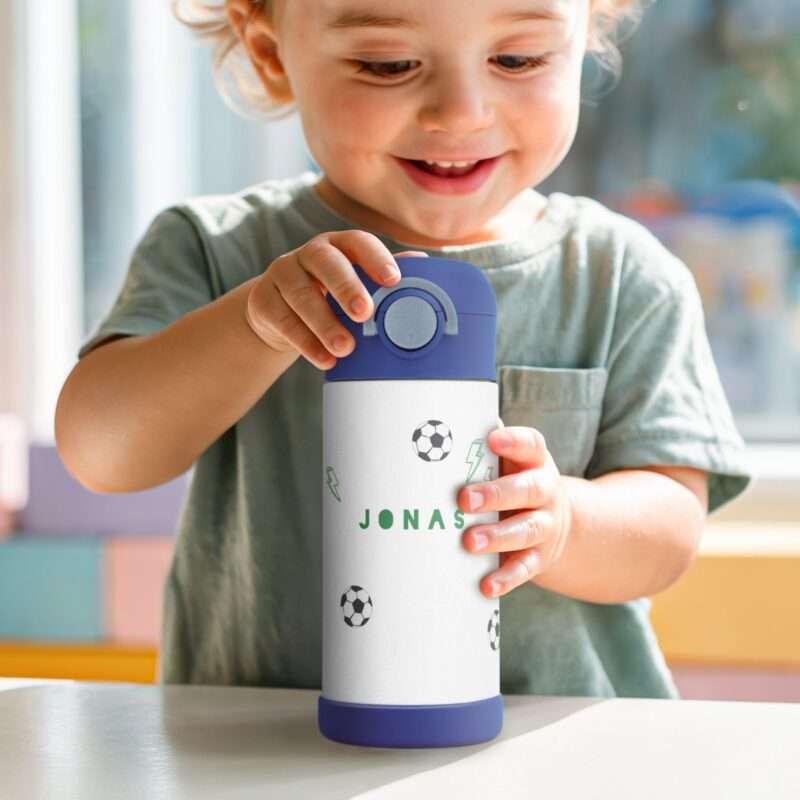 Bild von   kinderflasche edelstahl personjpg | Individuelle 🎁 persönliche 🎁 personalisierte Geschenke bedruckt ▪ bestickt ▪ graviert