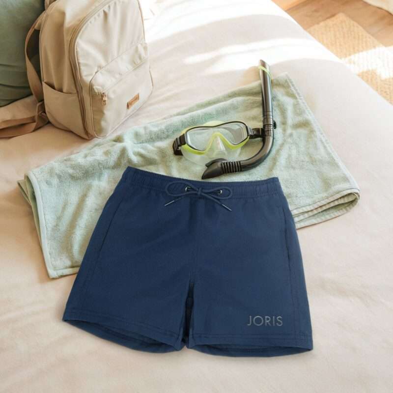 Deine personalisierten Badeshorts in Blau - Größe L