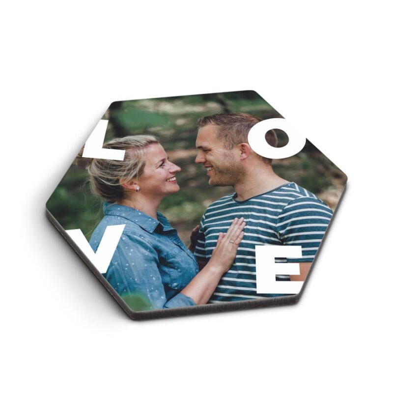 Bild von   personalisierter sechseckigerjpg | Individuelle 🎁 persönliche 🎁 personalisierte Geschenke bedruckt ▪ bestickt ▪ graviert