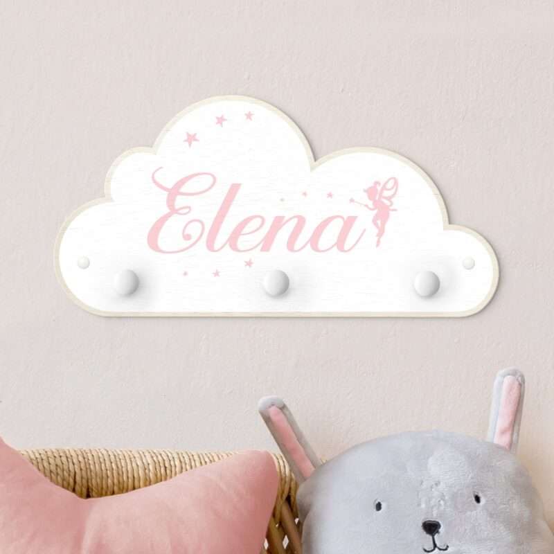 Bild von   kindergarderobe holz mit namenjpg | Individuelle 🎁 persönliche 🎁 personalisierte Geschenke bedruckt ▪ bestickt ▪ graviert