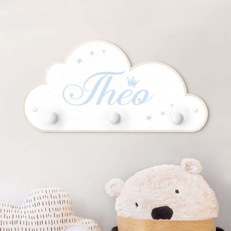 Bild von   kindergarderobe holz mit namenjpg | Individuelle 🎁 persönliche 🎁 personalisierte Geschenke bedruckt ▪ bestickt ▪ graviert