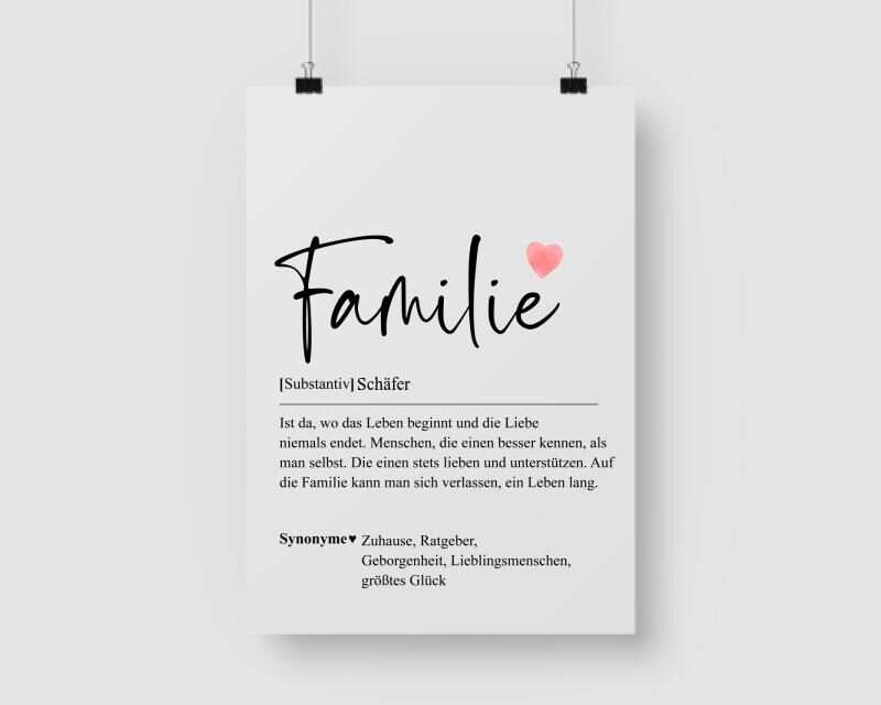 Bild von   familie definition personalijpg | Individuelle 🎁 persönliche 🎁 personalisierte Geschenke bedruckt ▪ bestickt ▪ graviert