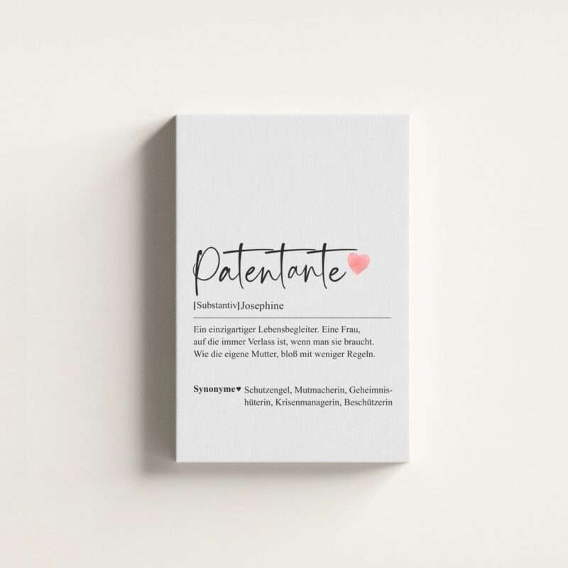 Bild von   patentante definition personjpg | Individuelle 🎁 persönliche 🎁 personalisierte Geschenke bedruckt ▪ bestickt ▪ graviert