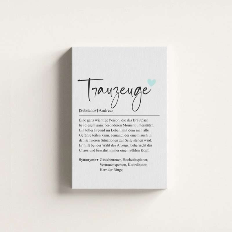 Bild von   trauzeuge definition personajpg | Individuelle 🎁 persönliche 🎁 personalisierte Geschenke bedruckt ▪ bestickt ▪ graviert