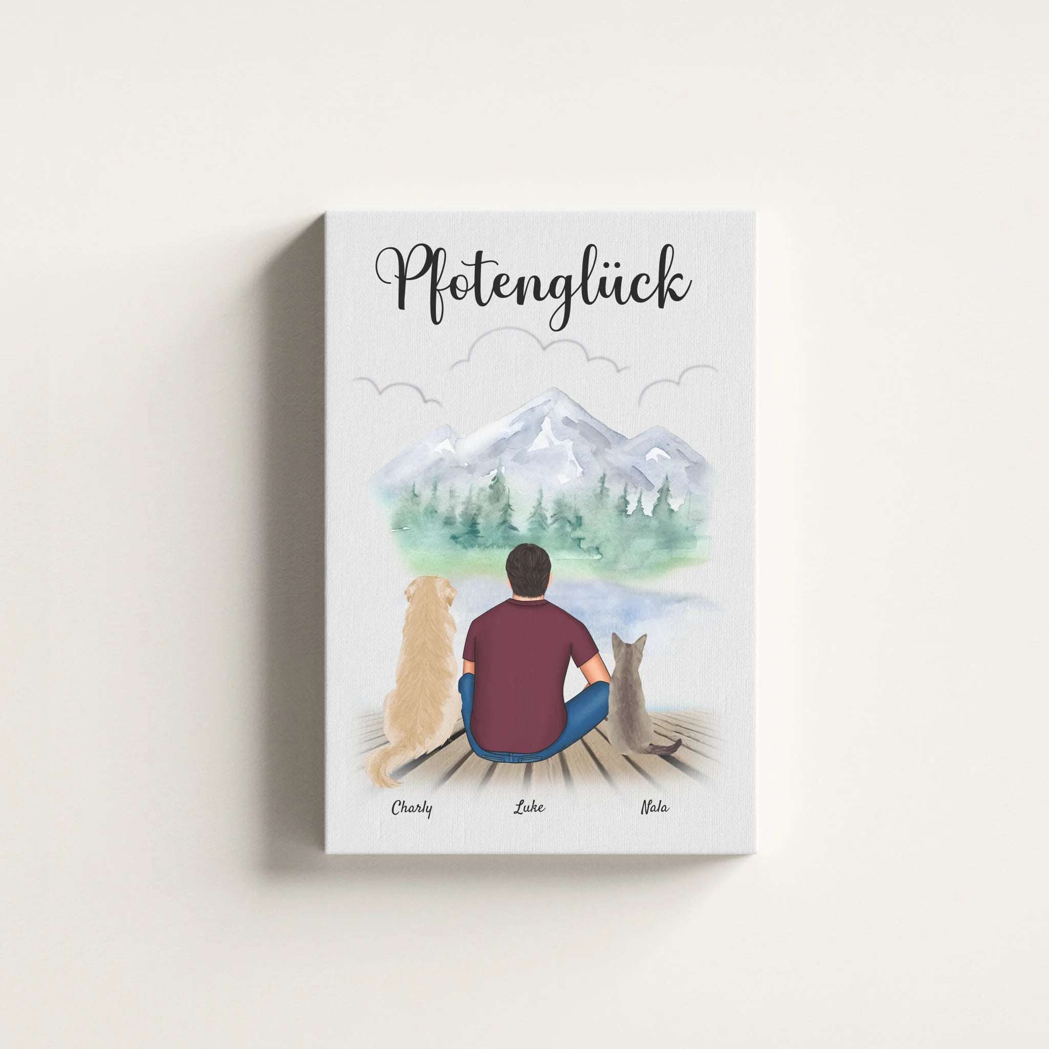 🖼️ 333930-1-mann-mit-hund-und-katze-pers.jpg | Individuelle 🎁 persönliche 🎁 personalisierte Geschenke bedruckt ▪ bestickt ▪ graviert Bild von mann mit hund und katze persjpg | Individuelle 🎁 persönliche 🎁 personalisierte Geschenke bedruckt ▪ bestickt ▪ graviert