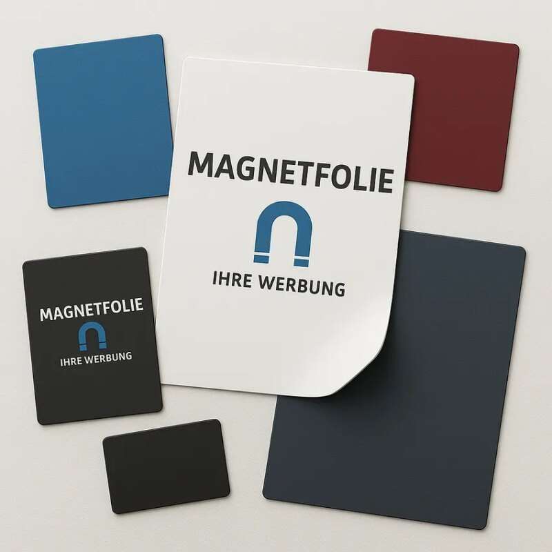 Individuelles Magnetfolienschild bedrucken – Flexibles Magnetschild selbst gestalten