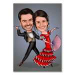 Bild von   karikatur vom foto fiesta pajpg | Individuelle 🎁 persönliche 🎁 personalisierte Geschenke bedruckt ▪ bestickt ▪ graviert