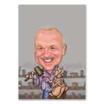 Bild von   karikatur vom foto handwerkejpg | Individuelle 🎁 persönliche 🎁 personalisierte Geschenke bedruckt ▪ bestickt ▪ graviert