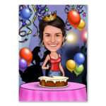 Bild von   karikatur vom foto party cajpg | Individuelle 🎁 persönliche 🎁 personalisierte Geschenke bedruckt ▪ bestickt ▪ graviert