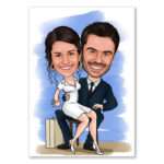 Bild von   karikatur vom foto arzt mitjpg | Individuelle 🎁 persönliche 🎁 personalisierte Geschenke bedruckt ▪ bestickt ▪ graviert