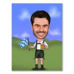 Bild von   karikatur vom foto bayrischejpg | Individuelle 🎁 persönliche 🎁 personalisierte Geschenke bedruckt ▪ bestickt ▪ graviert