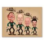 Bild von   karikatur vom foto cowboysjpg | Individuelle 🎁 persönliche 🎁 personalisierte Geschenke bedruckt ▪ bestickt ▪ graviert