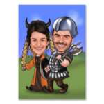 Bild von   karikatur vom foto wikingerjpg | Individuelle 🎁 persönliche 🎁 personalisierte Geschenke bedruckt ▪ bestickt ▪ graviert