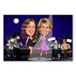 Bild von   karikatur vom foto stars cajpg | Individuelle 🎁 persönliche 🎁 personalisierte Geschenke bedruckt ▪ bestickt ▪ graviert