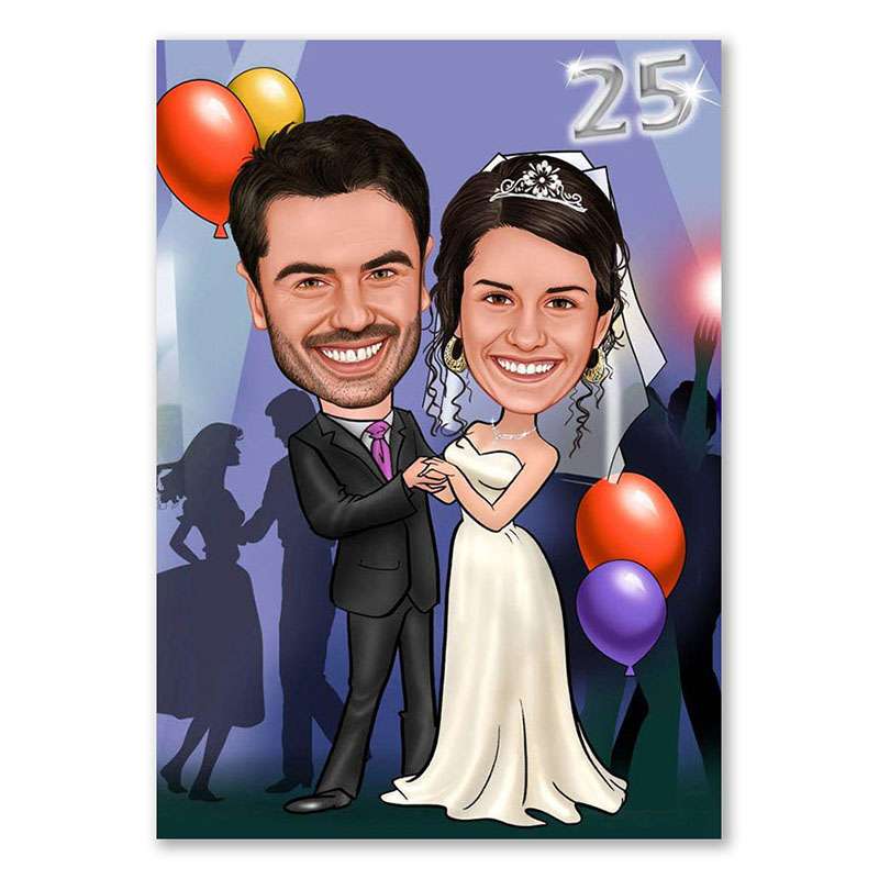 Bild von   karikatur vom foto silberhocjpg | Individuelle 🎁 persönliche 🎁 personalisierte Geschenke bedruckt ▪ bestickt ▪ graviert