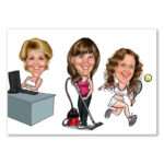 Bild von   karikatur vom foto hausfraujpg | Individuelle 🎁 persönliche 🎁 personalisierte Geschenke bedruckt ▪ bestickt ▪ graviert