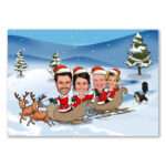 Bild von   karikatur vom foto weihnachtjpg | Individuelle 🎁 persönliche 🎁 personalisierte Geschenke bedruckt ▪ bestickt ▪ graviert