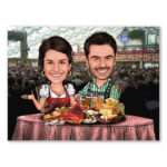 Bild von   karikatur vom foto bayrischejpg | Individuelle 🎁 persönliche 🎁 personalisierte Geschenke bedruckt ▪ bestickt ▪ graviert