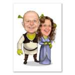 Bild von   karikatur vom foto monster pjpg | Individuelle 🎁 persönliche 🎁 personalisierte Geschenke bedruckt ▪ bestickt ▪ graviert