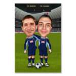 Bild von   karikatur vom foto wir sindjpg | Individuelle 🎁 persönliche 🎁 personalisierte Geschenke bedruckt ▪ bestickt ▪ graviert