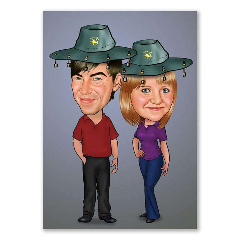 Bild von   karikatur vom foto reise outjpg | Individuelle 🎁 persönliche 🎁 personalisierte Geschenke bedruckt ▪ bestickt ▪ graviert