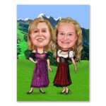 Bild von   karikatur vom foto servus cjpg | Individuelle 🎁 persönliche 🎁 personalisierte Geschenke bedruckt ▪ bestickt ▪ graviert