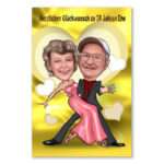 Bild von   karikatur vom foto flotter tjpg | Individuelle 🎁 persönliche 🎁 personalisierte Geschenke bedruckt ▪ bestickt ▪ graviert