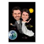 Bild von   karikatur vom foto im weltaljpg | Individuelle 🎁 persönliche 🎁 personalisierte Geschenke bedruckt ▪ bestickt ▪ graviert