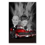 Bild von   karikatur vom foto heisses ajpg | Individuelle 🎁 persönliche 🎁 personalisierte Geschenke bedruckt ▪ bestickt ▪ graviert