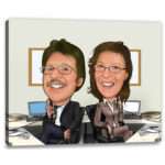 Bild von   karikatur vom foto befbfbdro kojpg | Individuelle 🎁 persönliche 🎁 personalisierte Geschenke bedruckt ▪ bestickt ▪ graviert