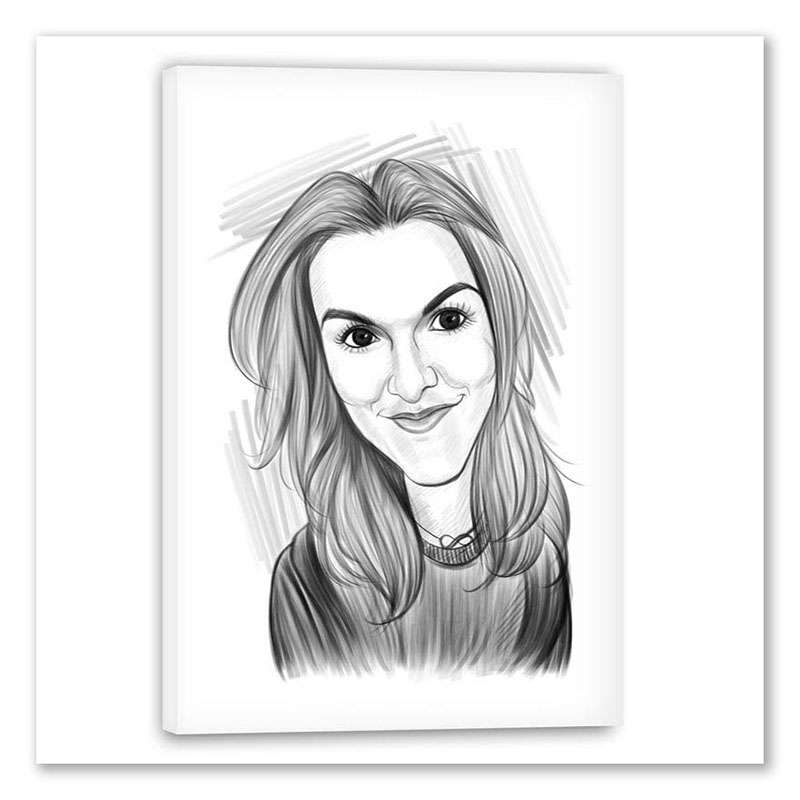 Bild von   karikatur vom foto momentaufjpg | Individuelle 🎁 persönliche 🎁 personalisierte Geschenke bedruckt ▪ bestickt ▪ graviert
